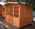Rufford Lodge Summer House 14" x 11" - complete with insulation and internal cladding